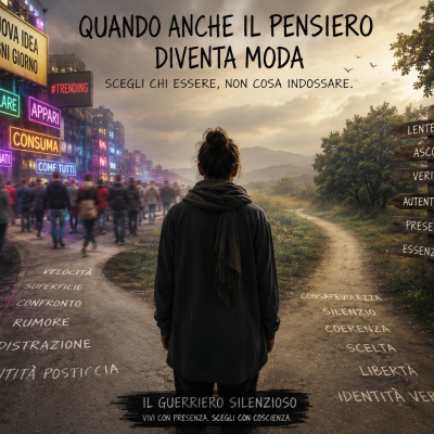 QUANDO ANCHE IL PENSIERO DIVENTA MODA